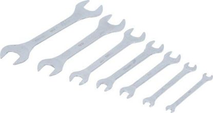 Open-end Spanner Set 7-piece Double Open End Spanner Set, extra flat, 6
