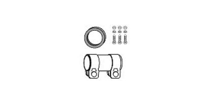 Mounting Kit, catalytic converter Audi 100/Avant