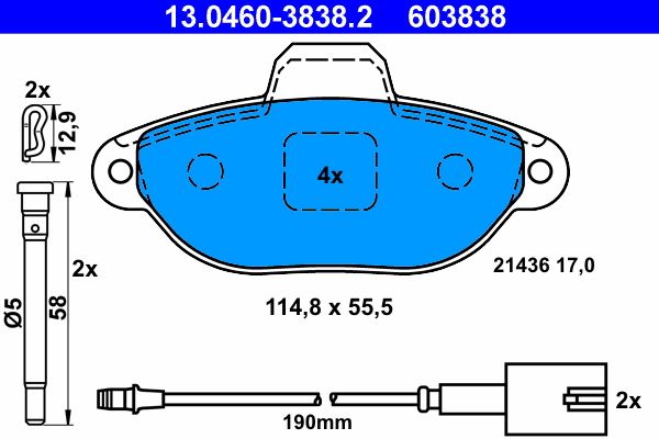 Brake Pad Set, disc brake