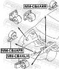 Mounting, engine MITSUBISHI MB691231