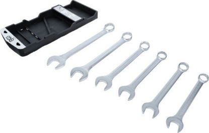 Spanner Set, ring/open ended 6-piece Combination Spanner Set XXL, 34-50 mm