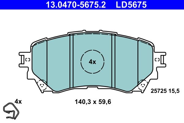 Brake Pad Set, disc brake