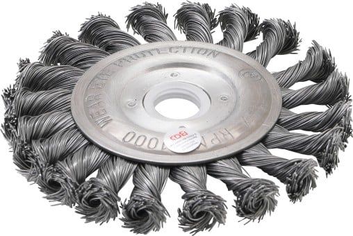 Round Brush, angle grinder Wire Brush, Diameter 115 mm
