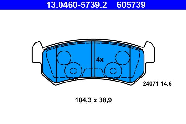 Brake Pad Set, disc brake