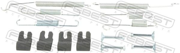 Accessory Kit, parking brake shoes MB A4544230292, MITSUBISHI 4600A016