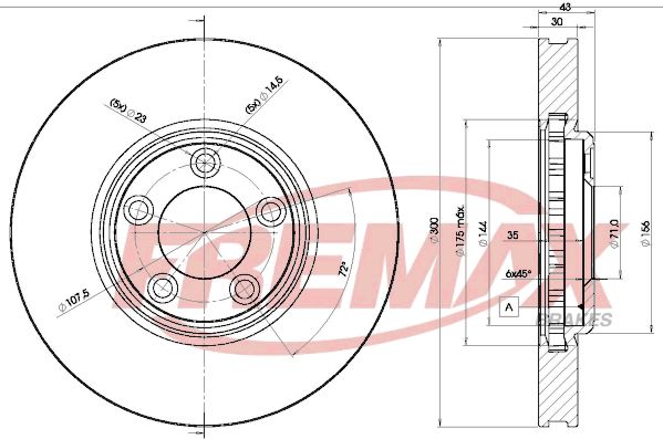Brake Disc S-TYPE (CCX), XJ (X350, X358)