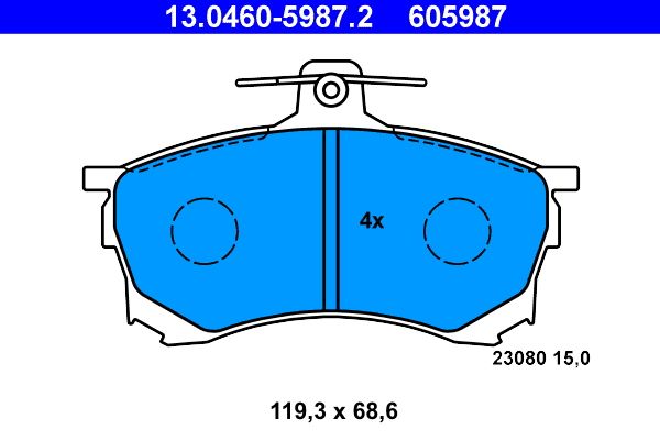 Brake Pad Set, disc brake