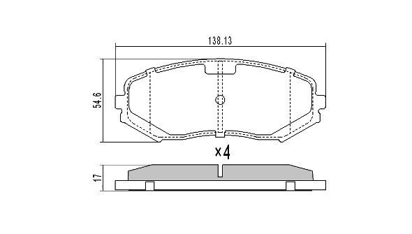 Brake Pad Set, disc brake