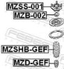 Protective Cap/Bellow, shock absorber MAZDA GJ21-34-015