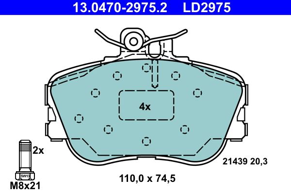 Brake Pad Set, disc brake
