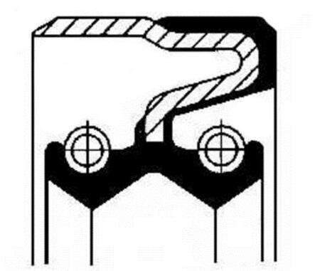 Shaft Seal, transfer case MAN 81965030111