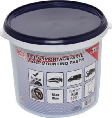 Tyre Fitting Paste Tire Mounting Paste, blue for run flat tires, 5 kg