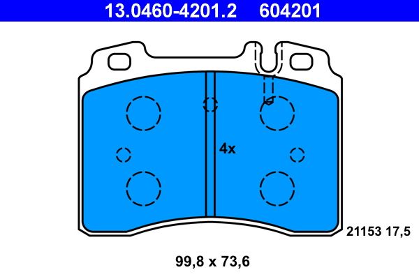 Brake Pad Set, disc brake
