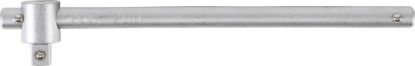 Square Drive Handle Sliding Tee Bar, satin chrome plated, 3/8"