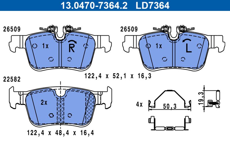 Brake Pad Set, disc brake
