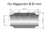 Flex Hose, exhaust system 80x200mm tugev sisu