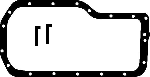 Gasket, oil sump Gasket, oil pan