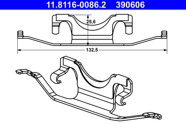 Spring, brake caliper