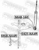Bush, shock absorber MITSUBISHI 4162A145