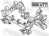 Mounting, differential MITSUBISHI MR374569