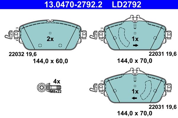 Brake Pad Set, disc brake