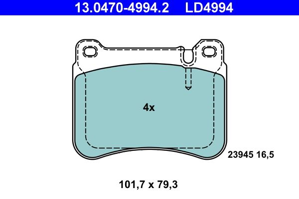 Brake Pad Set, disc brake
