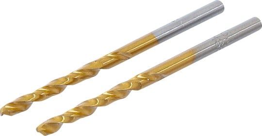 Twist Drill Bit Twist Drill, HSS-G, Titanium Coated, 3.0 mm (2 pie