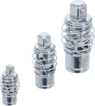 Universal Joint, socket wrench 3-piece Universal Joint Set with Spring, 1/4" - 3/