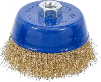 Wire Brush Wire Cup Brush M14x2, Ø 100 x Height 67 mm, brass