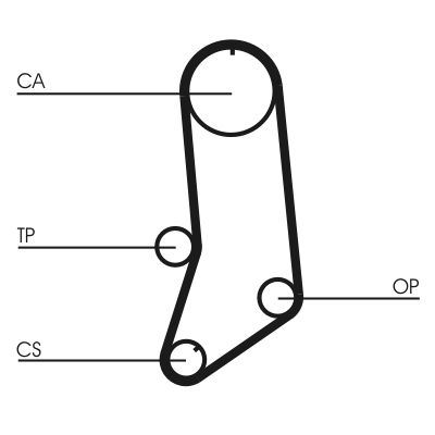 Timing Belt Kit CT 594 K2
