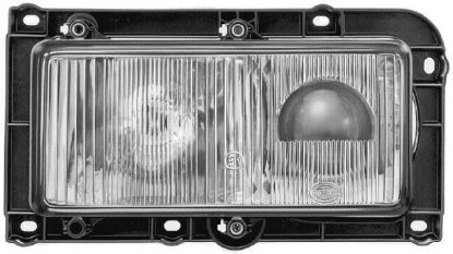 Headlight DAF - 090 6473 - E1 7411