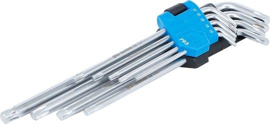 Angled Screwdriver Set 9-piece T-STAR Key Set, T10-50