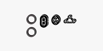 Mounting Kit, exhaust system Honda HR-V