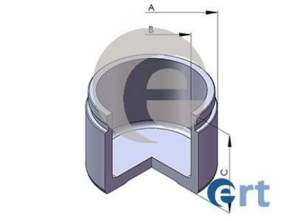 Piston, brake caliper