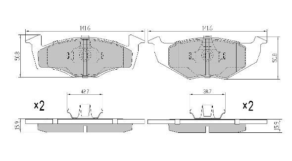 Brake Pad Set, disc brake