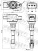 Ignition Coil NISSAN 22448-JA11C, RENAULT 22448JA10C