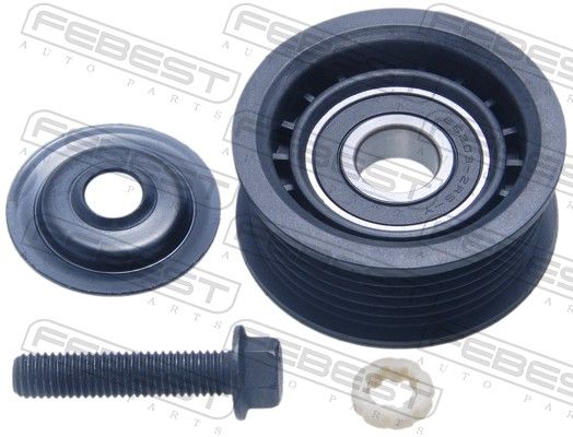 Tensioner Pulley, V-ribbed belt HYUNDAI 25288-25001, KIA 25288-25001