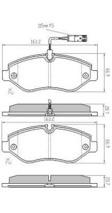 Brake Pad Set, disc brake