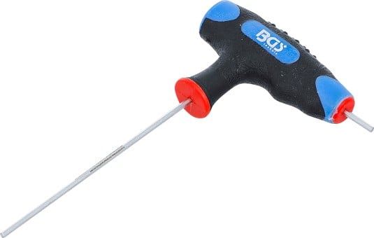 Screwdriver T-Handle Wrench for Hexagon Screws, 2 mm, Length 9