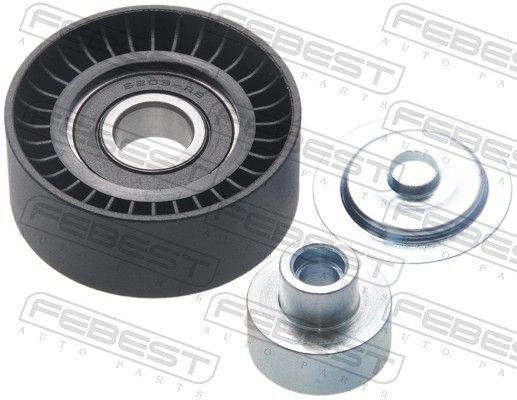 Tensioner Pulley, V-ribbed belt ALFA ROMEO 9658142680, CITROEN 16 114 237 80, FIAT