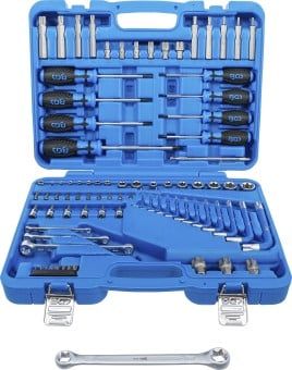 Tool Set 84-piece T-Star and E-Type Tool Set, 1/4" + 1/2"