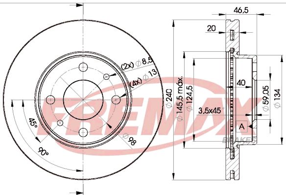 Brake Disc Fiat