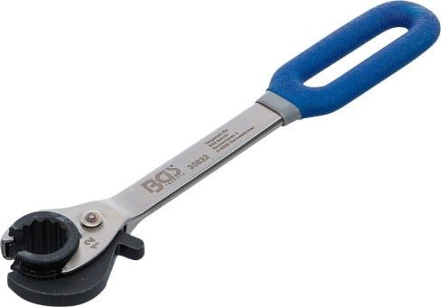 Ratchet Ring Spanner Ratchet Wrench, open, 12 mm