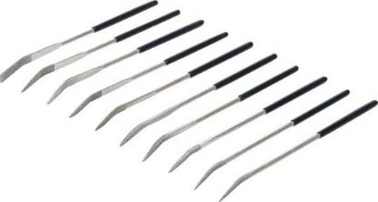 File Set 10-piece Bent Diamond Files, 140x3 mm