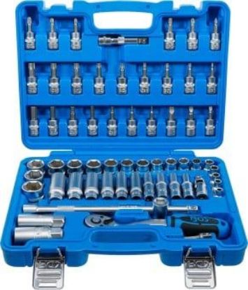 Socket Wrench Set 61-piece Socket Set 3/8", 6-pt. Pro Torque Sockets