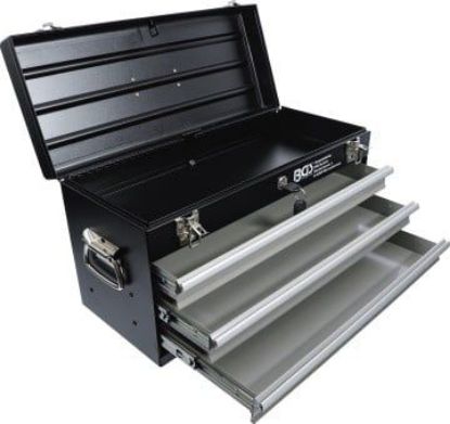 Toolbox Metal Tool Box, empty, 3 Drawers