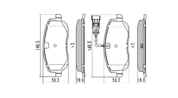 Brake Pad Set, disc brake