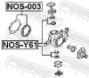 Repair Kit, steering knuckle NISSAN 40030-VB000