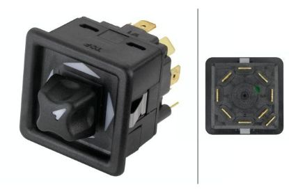 Switch, exterior rearview mirror adjustment