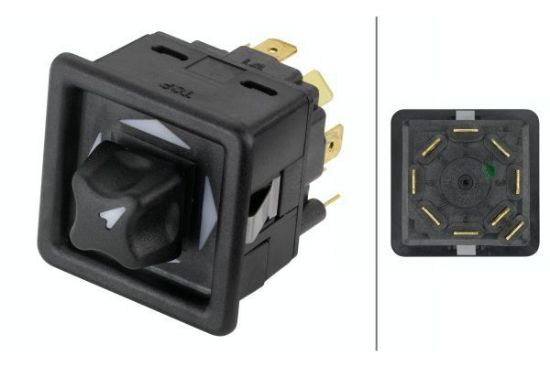Switch, exterior rearview mirror adjustment